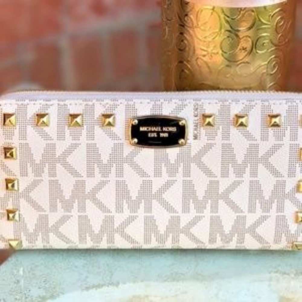 Michael Kors Bridgette Studded Tote & Wallet Set - Picture 3 of 6